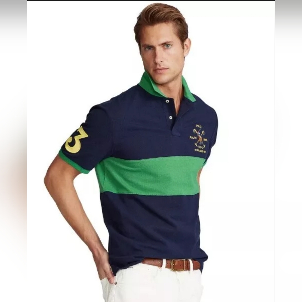Polo Ralph Lauren Big 3 Stripe Polo Shirt